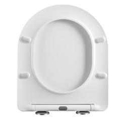 MISKA WC WISZĄCA TORNADO MIZU-WH-GL-TR-03 BIAŁA DESKA WOLNOOPADAJĄCA DUROPLAST