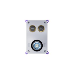 Zestaw prysznicowy Corsan CMZ068CH chrom z deszczownicą i głowicą mieszaczową