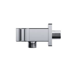 Zestaw prysznicowy Corsan CMZ068CH chrom z deszczownicą i głowicą mieszaczową