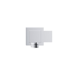 Zestaw prysznicowy Corsan CMZ068CH chrom z deszczownicą i głowicą mieszaczową