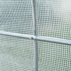 FOLIA ZAMIENNA NA TUNEL OGRODOWY PTF07W BIAŁA 6x3 M2 PODWÓJNE DRZWI