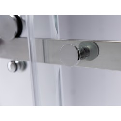 DRZWI PRYSZNICOWE SH03E CHROM 125-130 CM 8 MM