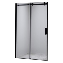 DRZWI PRYSZNICOWE SH03F CZARNE 135-140 CM 8 MM