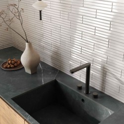 FLOW WHITE SAT N6X25 FLAVIKER Płytka gresowa