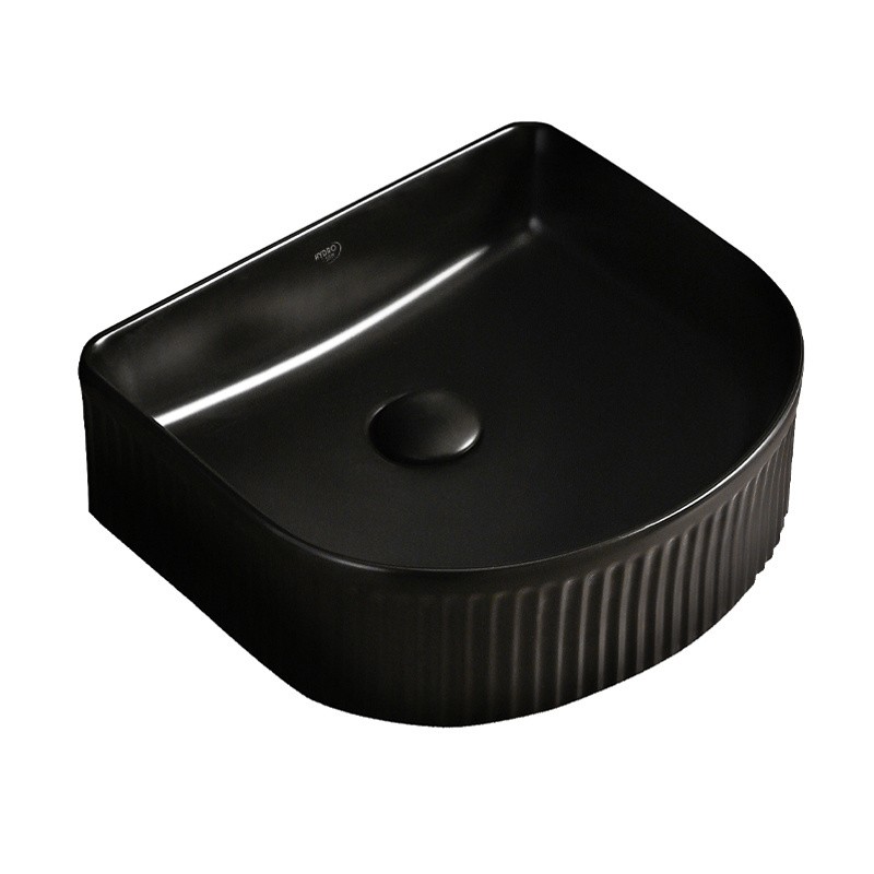 UMYWALKA NABLATOWA CERAMICZNA FINO-MTB-400 CZARNY MAT UMYWALKA NABLATOWA CERAMICZNA FINO-MTB-400 CZARNY MAT