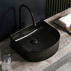 UMYWALKA NABLATOWA CERAMICZNA FINO-MTB-400 CZARNY MAT