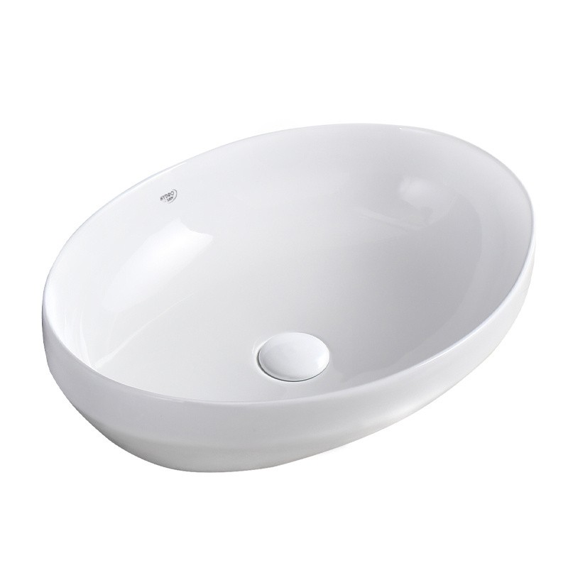 UMYWALKA NABLATOWA CERAMICZNA OWALNA LUMO-WH-500 BIAŁA UMYWALKA NABLATOWA CERAMICZNA OWALNA LUMO-WH-500 BIAŁA