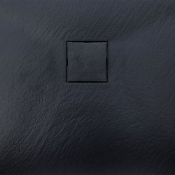 BRODZIK PRYSZNICOWY KAMIENNY PROSTOKĄTNY SLIM RIKO CZARNY 150x80 CM