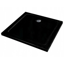 BRODZIK PRYSZNICOWY KWADRATOWY SLIM ST06A CZARNY 100x100 CM