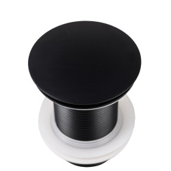 KOREK DO UMYWALKI KLIK-KLAK ALEK-MTB CZARNY MAT 70 MM