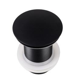 KOREK DO UMYWALKI KLIK-KLAK ALEK-MTB CZARNY MAT 70 MM