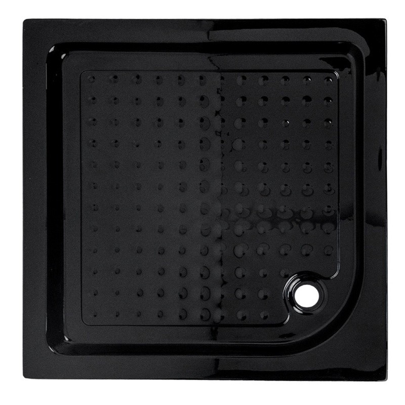 BRODZIK PRYSZNICOWY KWADRATOWY WYSOKI SXL02B CZARNY 90x90 CM BRODZIK PRYSZNICOWY KWADRATOWY WYSOKI SXL02B CZARNY 90x90 CM