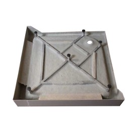 BRODZIK PRYSZNICOWY KWADRATOWY WYSOKI SXL02C BIAŁY 100x100 CM