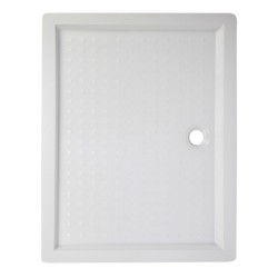 BRODZIK PRYSZNICOWY PROSTOKĄTNY WYSOKI SXL04A BIAŁY 100x90 CM