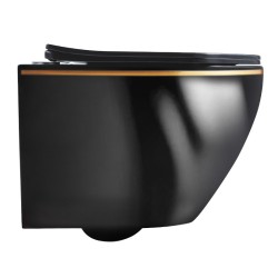 ZESTAW PODTYNKOWY WC STELAŻ GEBERIT DUOFIX MIZU-BL-GL-RIM-03 PRZYCISK DELTA 50 CZARNY