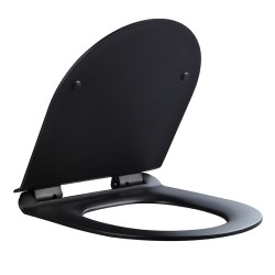 DESKA SEDESOWA WC WOLNOOPADAJĄCA CV-BL-03 SLIM CZARNA DUROPLAST