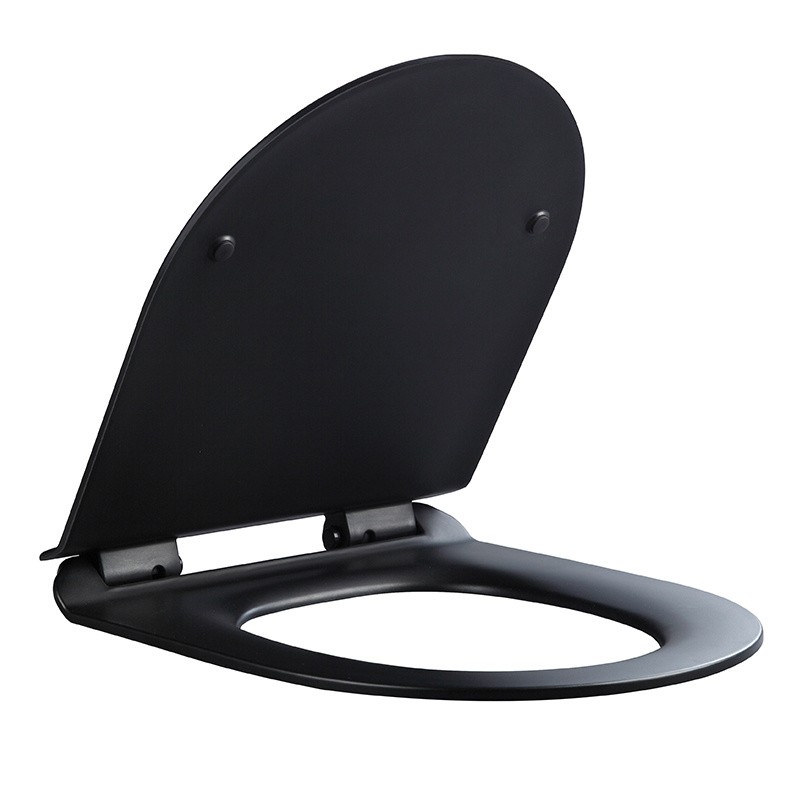 DESKA SEDESOWA WC WOLNOOPADAJĄCA CV-BL-03 SLIM CZARNA DUROPLAST DESKA SEDESOWA WC WOLNOOPADAJĄCA CV-BL-03 SLIM CZARNA DUROPLAST