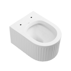 MISKA WC WISZĄCA RIMLESS LUMA-WH-RIM-03 BIAŁA DESKA WOLNOOPADAJĄCA DUROPLAST