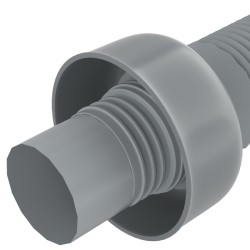 SYFON UMYWALKOWY ŁAZIENKOWY PLASTIKOWY AMOS-CH