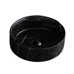 UMYWALKA NABLATOWA CERAMICZNA MARMUROWA OKRĄGŁA LAVA-MTB-MAR5-360
