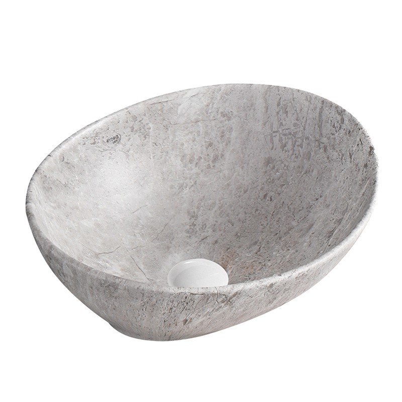 UMYWALKA NABLATOWA CERAMICZNA MARMUROWA OWALNA LUMO-MAR2-405 UMYWALKA NABLATOWA CERAMICZNA MARMUROWA OWALNA LUMO-MAR2-405