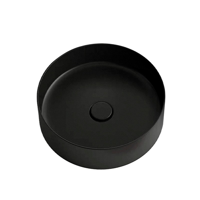UMYWALKA NABLATOWA CERAMICZNA OKRĄGŁA LAVA-MTB-360 CZARNY MAT UMYWALKA NABLATOWA CERAMICZNA OKRĄGŁA LAVA-MTB-360 CZARNY MAT