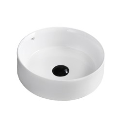 UMYWALKA NABLATOWA CERAMICZNA OKRĄGŁA LAVA-WH-360 BIAŁA