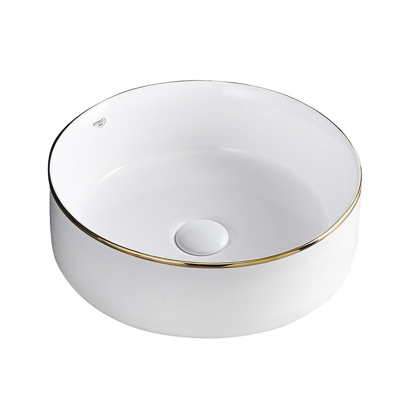 UMYWALKA NABLATOWA CERAMICZNA OKRĄGŁA LAVA-WH-GL-360 BIAŁA UMYWALKA NABLATOWA CERAMICZNA OKRĄGŁA LAVA-WH-GL-360 BIAŁA