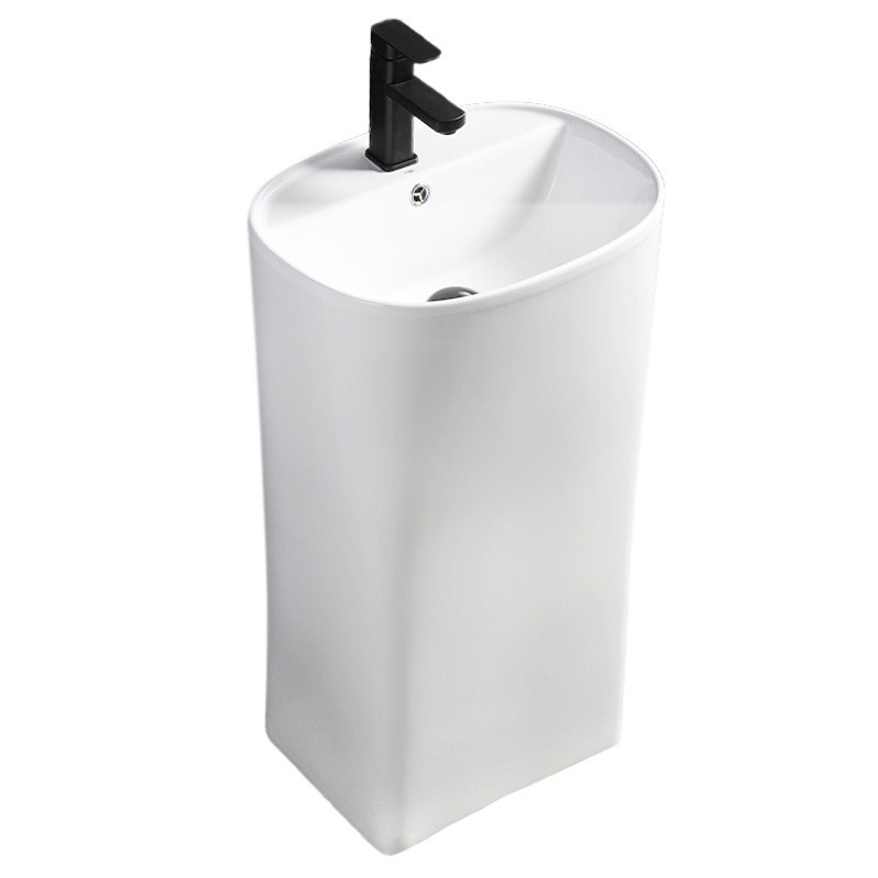 UMYWALKA WOLNOSTOJĄCA CERAMICZNA OWALNA CLARO-WH-440 BIAŁA UMYWALKA WOLNOSTOJĄCA CERAMICZNA OWALNA CLARO-WH-440 BIAŁA