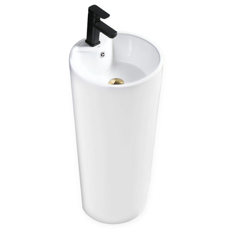 UMYWALKA WOLNOSTOJĄCA CERAMICZNA OWALNA LINO-WH-400 BIAŁA UMYWALKA WOLNOSTOJĄCA CERAMICZNA OWALNA LINO-WH-400 BIAŁA