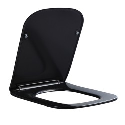 DESKA SEDESOWA WC WOLNOOPADAJĄCA CV-BL-08 SLIM CZARNA DUROPLAST