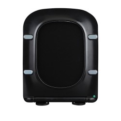 DESKA SEDESOWA WC WOLNOOPADAJĄCA CV-BL-08 SLIM CZARNA DUROPLAST