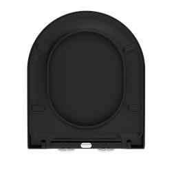 DESKA SEDESOWA WC WOLNOOPADAJĄCA CV-MTB-05 CZARNY MAT DUROPLAST