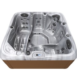 JACUZZI OGRODOWE WANNA SPA752 CAPPUCINNO OBUDOWA KAWA 200x200 CM