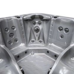 JACUZZI OGRODOWE WANNA SPA752 CAPPUCINNO OBUDOWA KAWA 200x200 CM