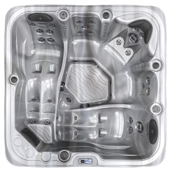 JACUZZI OGRODOWE WANNA SPA752 CAPPUCINNO OBUDOWA SZARA 200x200 CM