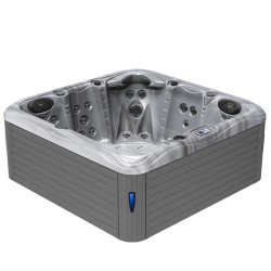 JACUZZI OGRODOWE WANNA SPA752 CAPPUCINNO OBUDOWA SZARA 200x200 CM