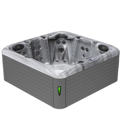 JACUZZI OGRODOWE WANNA SPA752 CAPPUCINNO OBUDOWA SZARA 200x200 CM