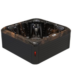 JACUZZI OGRODOWE WANNA SPA752 MAGMA GOLD OBUDOWA ANTRACYT 200x200 CM