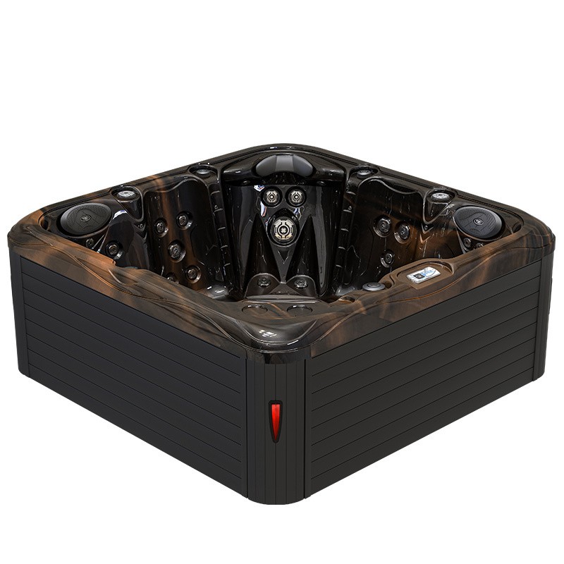 JACUZZI OGRODOWE WANNA SPA752 MAGMA GOLD OBUDOWA ANTRACYT 200x200 CM JACUZZI OGRODOWE WANNA SPA752 MAGMA GOLD OBUDOWA ANTRACYT 200x200 CM