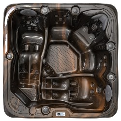 JACUZZI OGRODOWE WANNA SPA752 MAGMA GOLD OBUDOWA ANTRACYT 200x200 CM