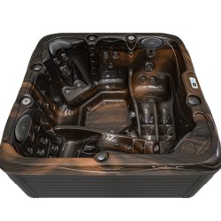 JACUZZI OGRODOWE WANNA SPA752 MAGMA GOLD OBUDOWA ANTRACYT 200x200 CM
