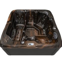 JACUZZI OGRODOWE WANNA SPA752 MAGMA GOLD OBUDOWA ANTRACYT 200x200 CM