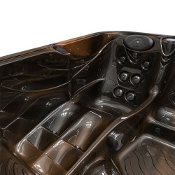 JACUZZI OGRODOWE WANNA SPA752 MAGMA GOLD OBUDOWA ANTRACYT 200x200 CM