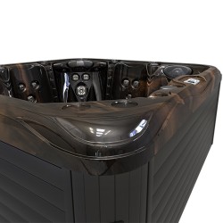 JACUZZI OGRODOWE WANNA SPA752 MAGMA GOLD OBUDOWA ANTRACYT 200x200 CM