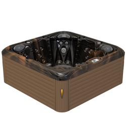 JACUZZI OGRODOWE WANNA SPA752 MAGMA GOLD OBUDOWA KAWA 200x200 CM