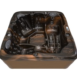 JACUZZI OGRODOWE WANNA SPA752 MAGMA GOLD OBUDOWA KAWA 200x200 CM