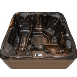 JACUZZI OGRODOWE WANNA SPA752 MAGMA GOLD OBUDOWA KAWA 200x200 CM