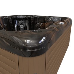 JACUZZI OGRODOWE WANNA SPA752 MAGMA GOLD OBUDOWA KAWA 200x200 CM
