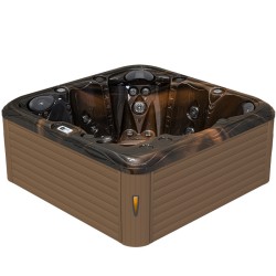 JACUZZI OGRODOWE WANNA SPA753 MAGMA GOLD OBUDOWA KAWA 200x200 CM